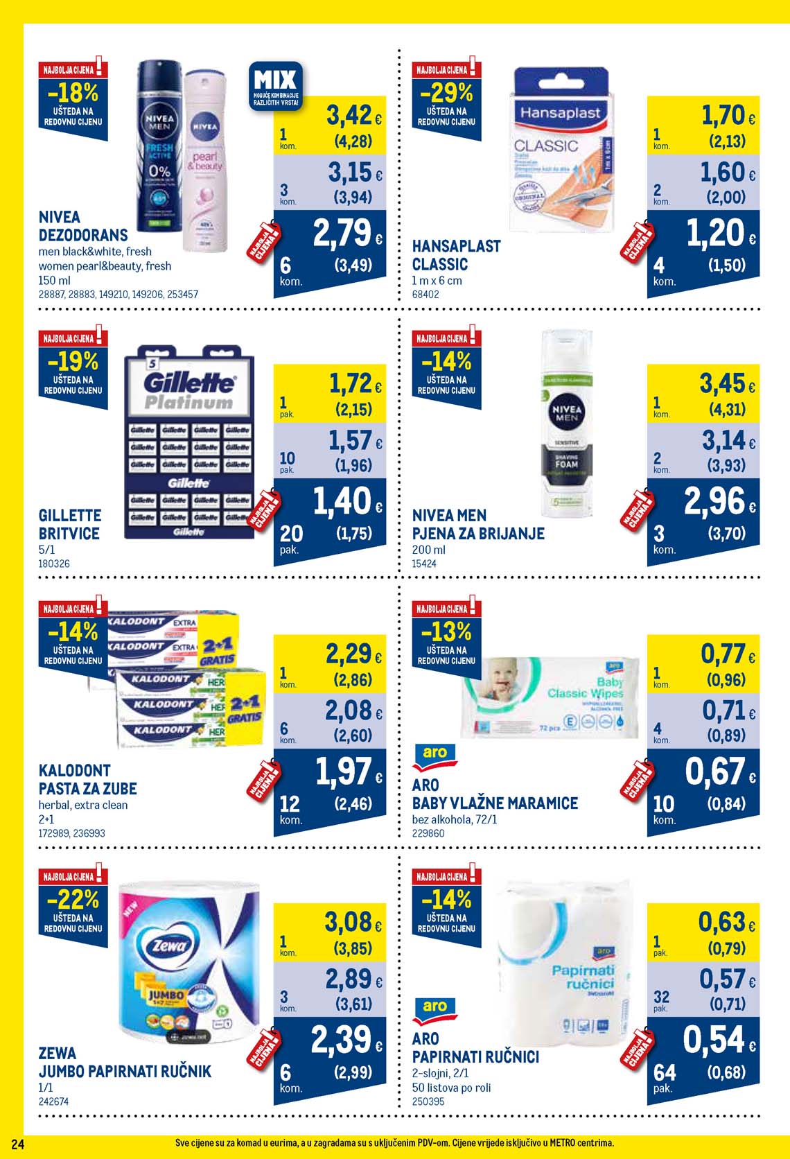 METRO AKCIJA - TEHNIKA SNIZENJE SNIZENJA  KATALOG AKCIJA